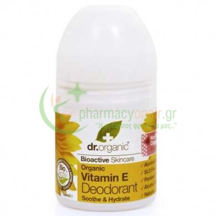 DR.ORGANIC - Organic Vitamin E Deodorant 50mL Αποσμητικά