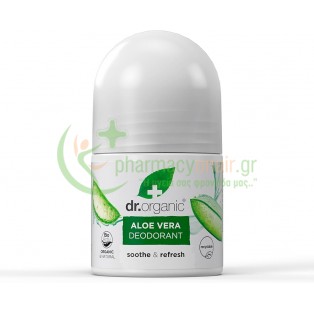 DR.ORGANIC - Organic Aloe Vera Deodorant 50mL Αποσμητικά