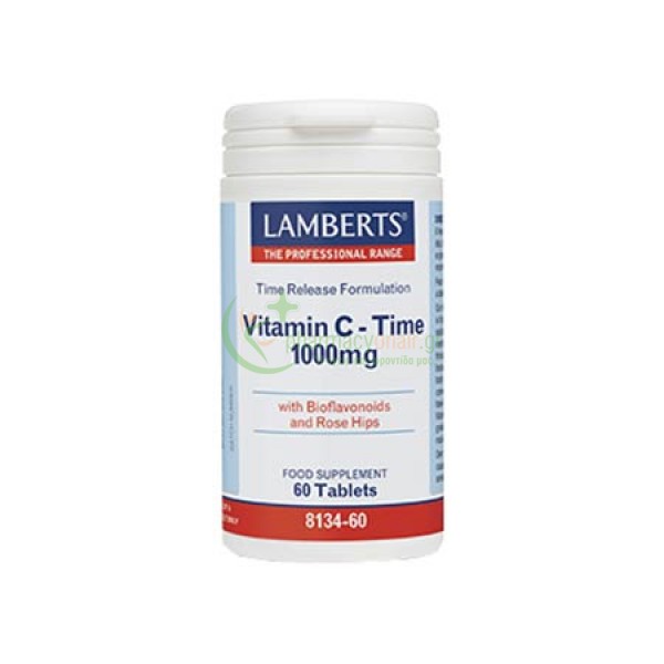 LAMBERTS - Vitamin C Time Release 1000mg tabs 60s Ενίσχυση Άμυνας Οργανισμού LAMBERTS - Vitamin C Time Release 1000mg tabs 60s Ενίσχυση Άμυνας Οργανισμού