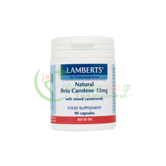 LAMBERTS - Natural Beta Carotene 15mg caps 90s