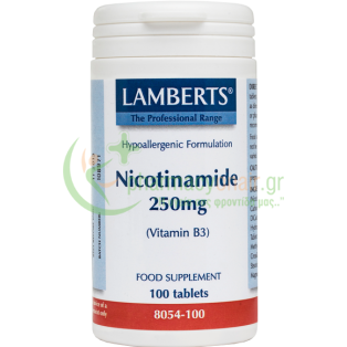 LAMBERTS - Vitamin B Nicotinamide 250mg tabs 100s