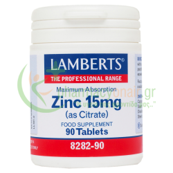 LAMBERTS - Zinc 15mg tabs 90s