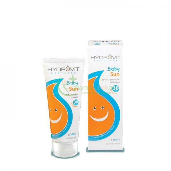 HYDROVIT - Baby Sun Emulsion SPF30 100mL Βρεφικά Αντηλιακά HYDROVIT - Baby Sun Emulsion SPF30 100mL Βρεφικά Αντηλιακά