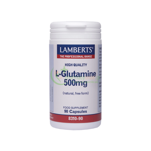 LAMBERTS - L-Glutamine 500mg caps 90s Μυϊκοί Πόνοι LAMBERTS - L-Glutamine 500mg caps 90s Μυϊκοί Πόνοι