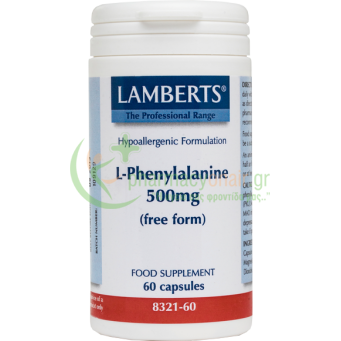 LAMBERTS - L-Phenylalanine 500mg caps 60s