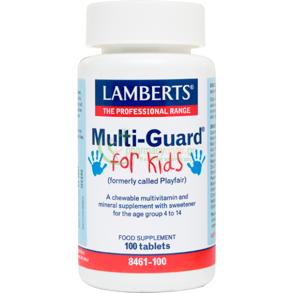 LAMBERTS - Multi-Guard For Kids (Formerly Playfair) tabs 100s Ενίσχυση Άμυνας Οργανισμού