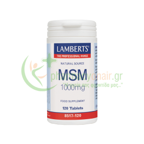 LAMBERTS - MSM 1000mg tabs 120s