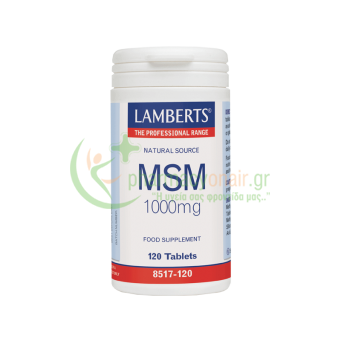 LAMBERTS - MSM 1000mg tabs 120s