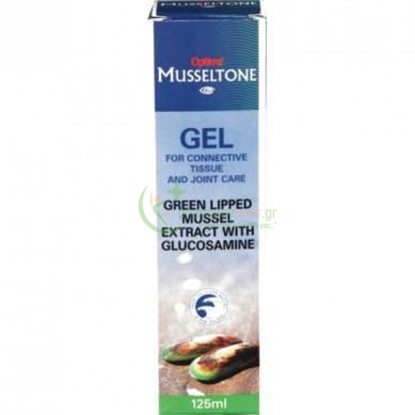 OPTIMA - Musselflex Gel with Glucosamine 125mL Μώλωπες OPTIMA - Musselflex Gel with Glucosamine 125mL Μώλωπες