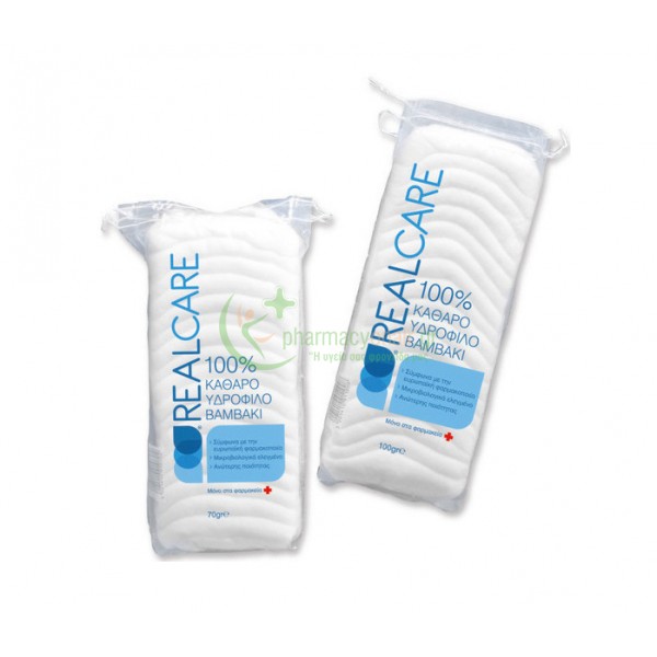 REALCARE - Καθαρό Υδρόφιλο Βαμβάκι 100% 70gr REALCARE - Καθαρό Υδρόφιλο Βαμβάκι 100% 70gr