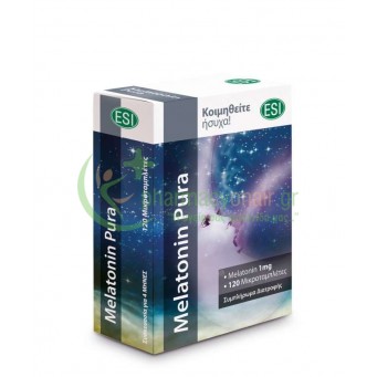 ESI - Melatonin Pura Strips 1mg tabs 120s