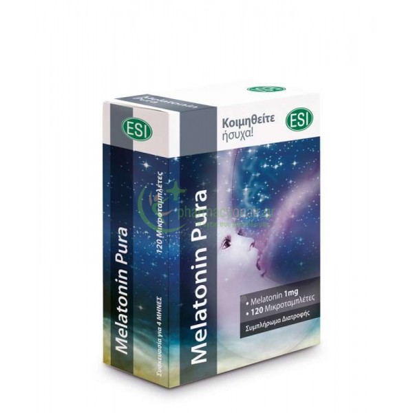 ESI - Melatonin Pura Strips 1mg tabs 120s ΥΓΕΙΑ - ΦΡΟΝΤΙΔΑ