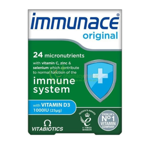 VITABIOTICS - Immunace tabs 30s Ενίσχυση Άμυνας Οργανισμού VITABIOTICS - Immunace tabs 30s Ενίσχυση Άμυνας Οργανισμού