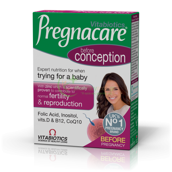 VITABIOTICS - Pregnacare Before Conception tabs 30s Βιταμίνες για Έγκυες - Θηλάζουσες