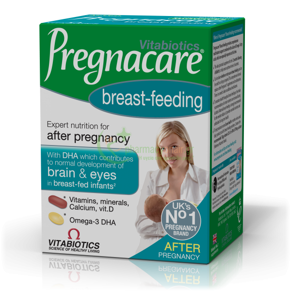 VITABIOTICS - Pregnacare Breast-Feeding tabs 56s caps 28s Βιταμίνες για Έγκυες - Θηλάζουσες VITABIOTICS - Pregnacare Breast-Feeding tabs 56s caps 28s Βιταμίνες για Έγκυες - Θηλάζουσες