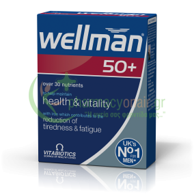 VITABIOTICS - Wellman 50+ tabs 30s