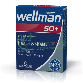 VITABIOTICS - Wellman 50+ tabs 30s