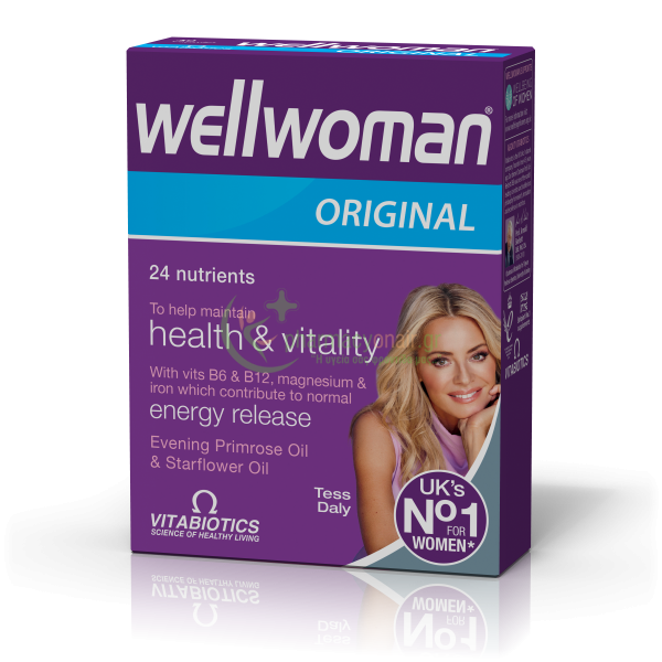 VITABIOTICS - Wellwoman Original caps 30s Ατονία - Κόπωση VITABIOTICS - Wellwoman Original caps 30s Ατονία - Κόπωση