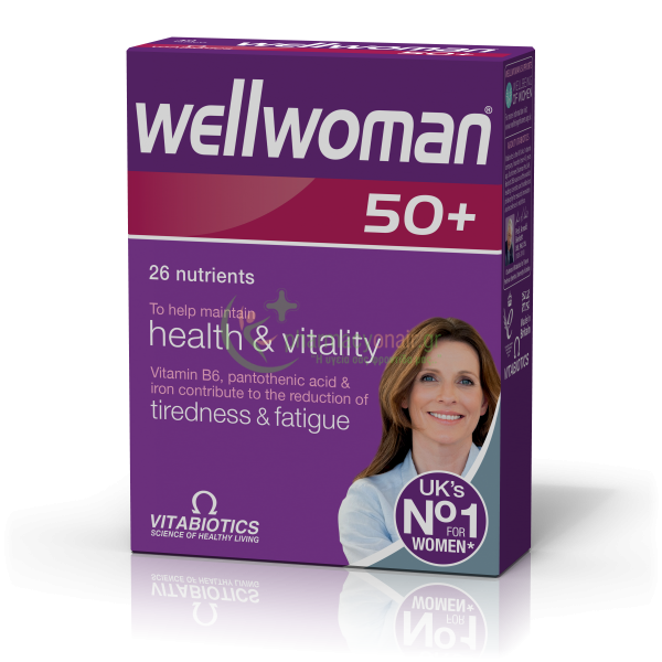 VITABIOTICS - Wellwoman 50+ tabs 30s Εμμηνόπαυση VITABIOTICS - Wellwoman 50+ tabs 30s Εμμηνόπαυση