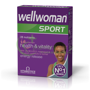 VITABIOTICS - Wellwoman Sport & Fitness tabs 30s Πολυβιταμίνες
