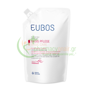 EUBOS - Basic Care Refill Ανταλλακτικό Liquid Washing Emulsion Red 400mL