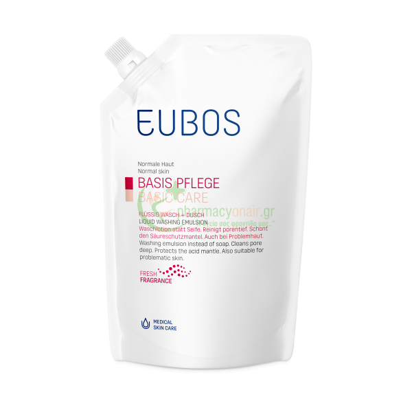 EUBOS - Basic Care Refill Ανταλλακτικό Liquid Washing Emulsion Red 400mL Καθαρισμός προσώπου - Ντεμακιγιάζ EUBOS - Basic Care Refill Ανταλλακτικό Liquid Washing Emulsion Red 400mL Καθαρισμός προσώπου - Ντεμακιγιάζ