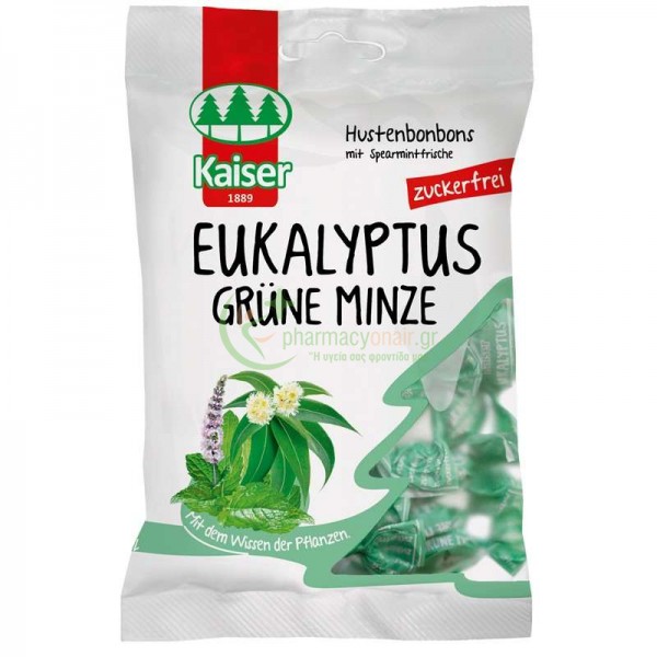 MEDISEI - Kaiser Καραμέλες Eukalyptus Grune Minze 85gr ΚΑΛΟΚΑΙΡΙ & ΧΕΙΜΩΝΑΣ MEDISEI - Kaiser Καραμέλες Eukalyptus Grune Minze 85gr ΚΑΛΟΚΑΙΡΙ & ΧΕΙΜΩΝΑΣ