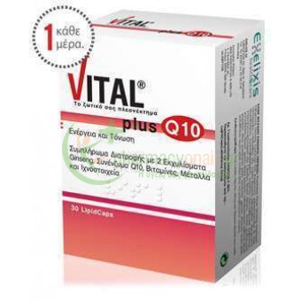 VITAL -  Plus Q10 Lipidcaps 30s