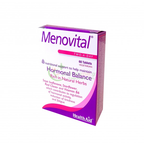 HEALTH AID - Menovital tabs 60s Εμμηνόπαυση HEALTH AID - Menovital tabs 60s Εμμηνόπαυση