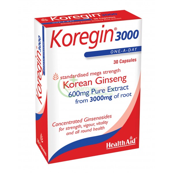 HEALTH AID - Koregin 3000 caps 30s Ατονία - Κόπωση HEALTH AID - Koregin 3000 caps 30s Ατονία - Κόπωση