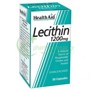 HEALTH AID - Lecithin 1200mg caps 50s Λεκιθίνη
