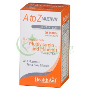 HEALTH AID - A to Z Multivit tabs 90s Άσκηση