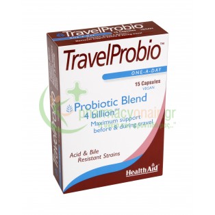 HEALTH AID - TravelProbio caps 15s Προβιοτικά