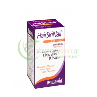 HEALTH AID - HairSkiNail tabs 30s Τριχόπτωση