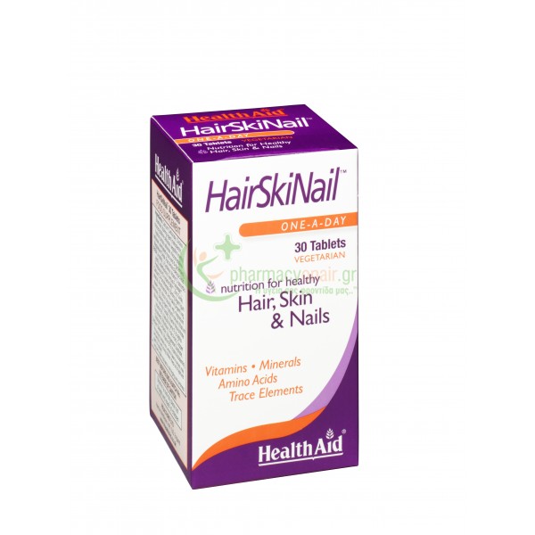 HEALTH AID - HairSkiNail tabs 30s Τριχόπτωση HEALTH AID - HairSkiNail tabs 30s Τριχόπτωση