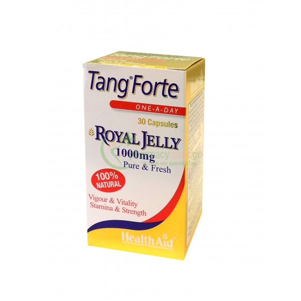 HEALTH AID - Tang Forte Royal Jelly 1000mg caps 30s Ατονία - Κόπωση HEALTH AID - Tang Forte Royal Jelly 1000mg caps 30s Ατονία - Κόπωση