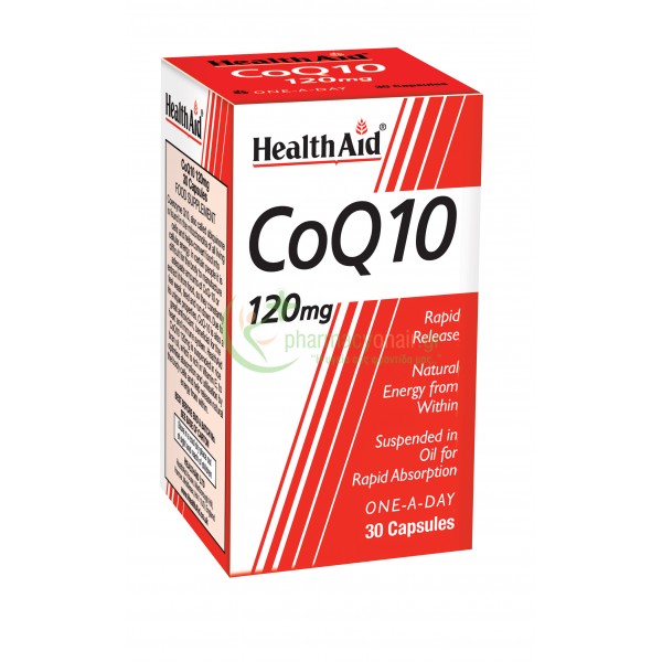 HEALTH AID - Conergy CoQ10 120mg caps 30s Συνένζυμο Q10