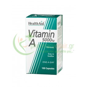 HEALTH AID - Vitamin A (Palmitate) 5000iu caps 100s