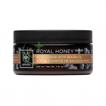 APIVITA - Royal Honey Scrub Σώματος με Θαλάσσια Άλατα 250gr