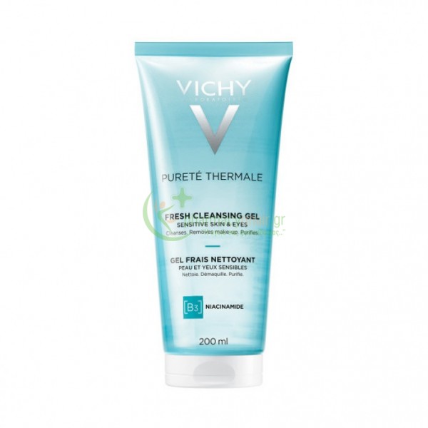VICHY - Purete Thermale Δροσερό Gel Καθαρισμού 200mL Καθαρισμός προσώπου - Ντεμακιγιάζ VICHY - Purete Thermale Δροσερό Gel Καθαρισμού 200mL Καθαρισμός προσώπου - Ντεμακιγιάζ