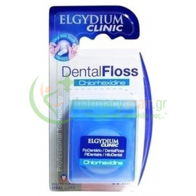 PIERRE FABRE - Elgydium Dental Floss Chlorexidine Waxed 50m