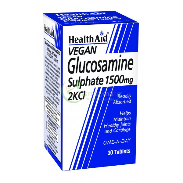 HEALTH AID - Glucosamine Sulphate 1500mg tabs 30s Αρθρώσεις & Οστά HEALTH AID - Glucosamine Sulphate 1500mg tabs 30s Αρθρώσεις & Οστά