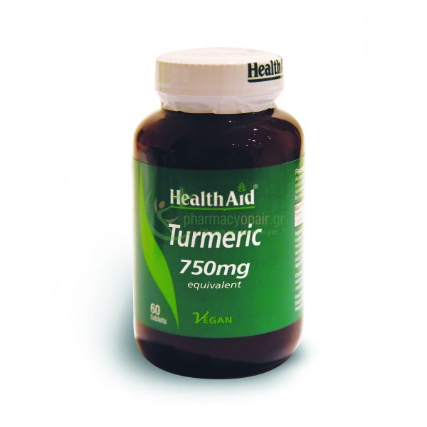 HEALTH AID - Turmeric 750mg tabs 60s Αντιοξειδωτικά - Αποτοξινωτικά HEALTH AID - Turmeric 750mg tabs 60s Αντιοξειδωτικά - Αποτοξινωτικά