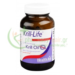 HEALTH AID - Krill Life Krill Oil 500mg Economy caps 90s