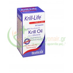 HEALTH AID - Krill Life Krill Oil 500mg caps 60s