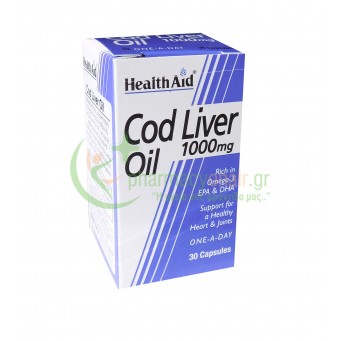 HEALTH AID - Cod Liver Oil 1000mg caps 30s