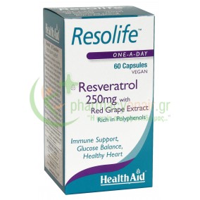 HEALTH AID - Resolife 250mg caps 60s