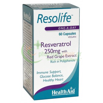 HEALTH AID - Resolife 250mg caps 60s