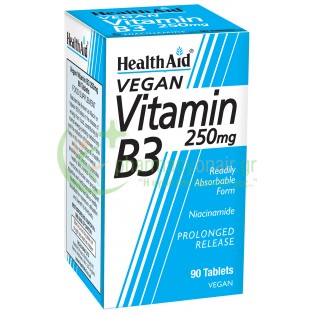 HEALTH AID - Vitamin B3 250mg tabs 90s