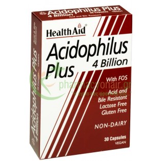 HEALTH AID - Acidophilus Plus 4 Billion caps 30s Προβιοτικά